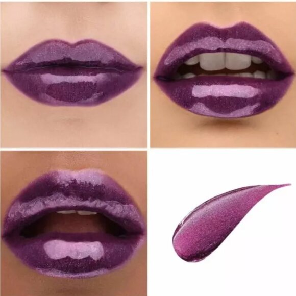 HAUS LABS by Lady Gaga LE RIOT LIP GLOSS Ultra Shine Color VIOLET DISCO MSRP $35 - Picture 2 of 5